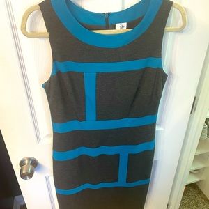 Julia Jordan Color Block Sheath Dress - Size 8
